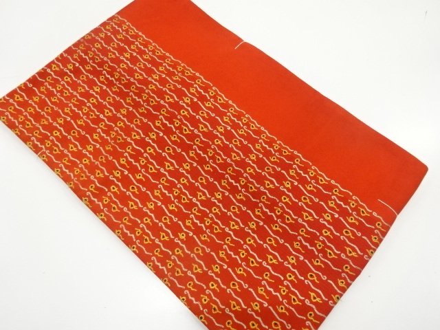 JAPANESEKIMONO / ANTIQUE ABSTRACT PATTERN WOVEN NAGOYA OBI (WEARABLE)